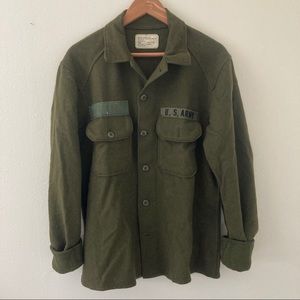 SOLD Vintage Wool Army Jacket, ARMY tag attached